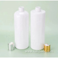 Wholesale Customized Empty Shampoo PET Plastic Bottle With Gold Black White Disc Top Cap